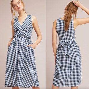 Anthropologie Grecca Gingham Midi Dress 4OUR Dreamers